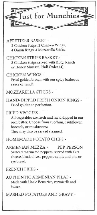 Appetizers - Munchies