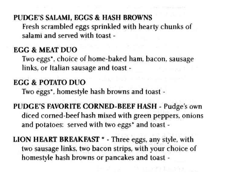 Rooster's Crow Breakfast