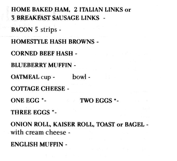 Breakfast Served Anytime!